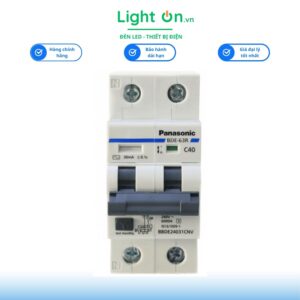 Bảng Giá Cầu Dao Chống Rò RCBO Panasonic 2P1E Chính Hãng