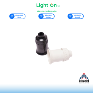 Đui đèn treo trắng đen Hinoki